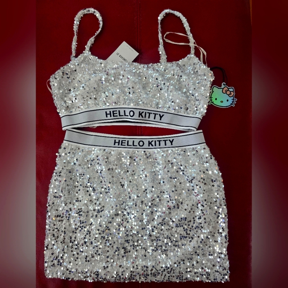 New Hello Kitty Skirt Set